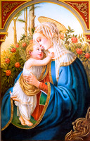 Madonna and Child tapestry at Villanova Monastery, Pa