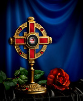 Relic of Saint Rita: painting with light style photograph