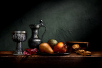 Table Setting: painting with light style photograph